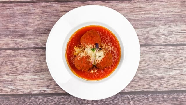 Homemade Meatballs.